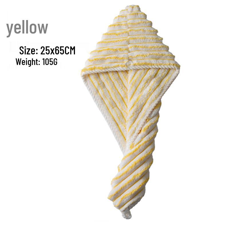 Cationic Quick-Dry Hair Towel Cap