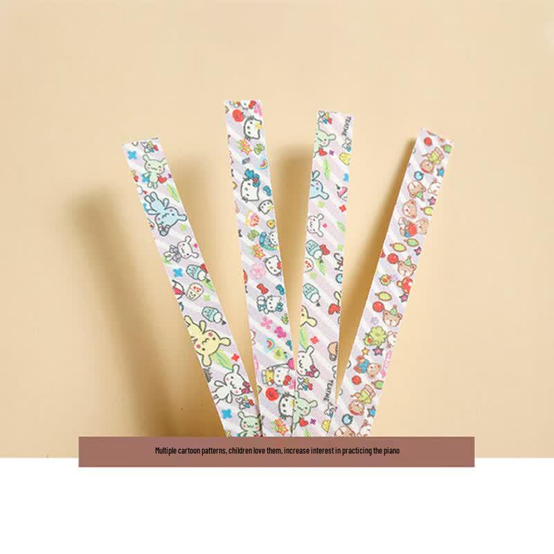 Lovebird Cartoon Breathable Guzheng Finger Tape (200 Strips)