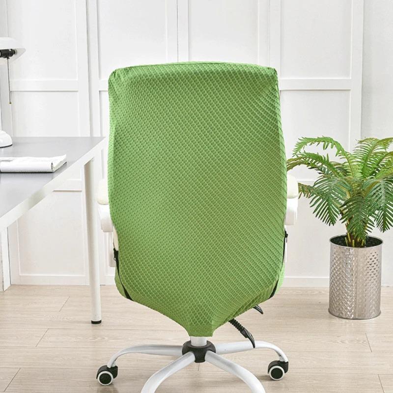 1pc Office Computer Chair Cover Elastic All Inclusive Armchair Protector Cover Office Home Decoration Rotating Chair Seat Covers
