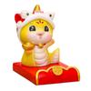 Resin Craft Mobile Phone Bracket Ornaments Slot Design Cute Cell Phone Holder  Spring Festival