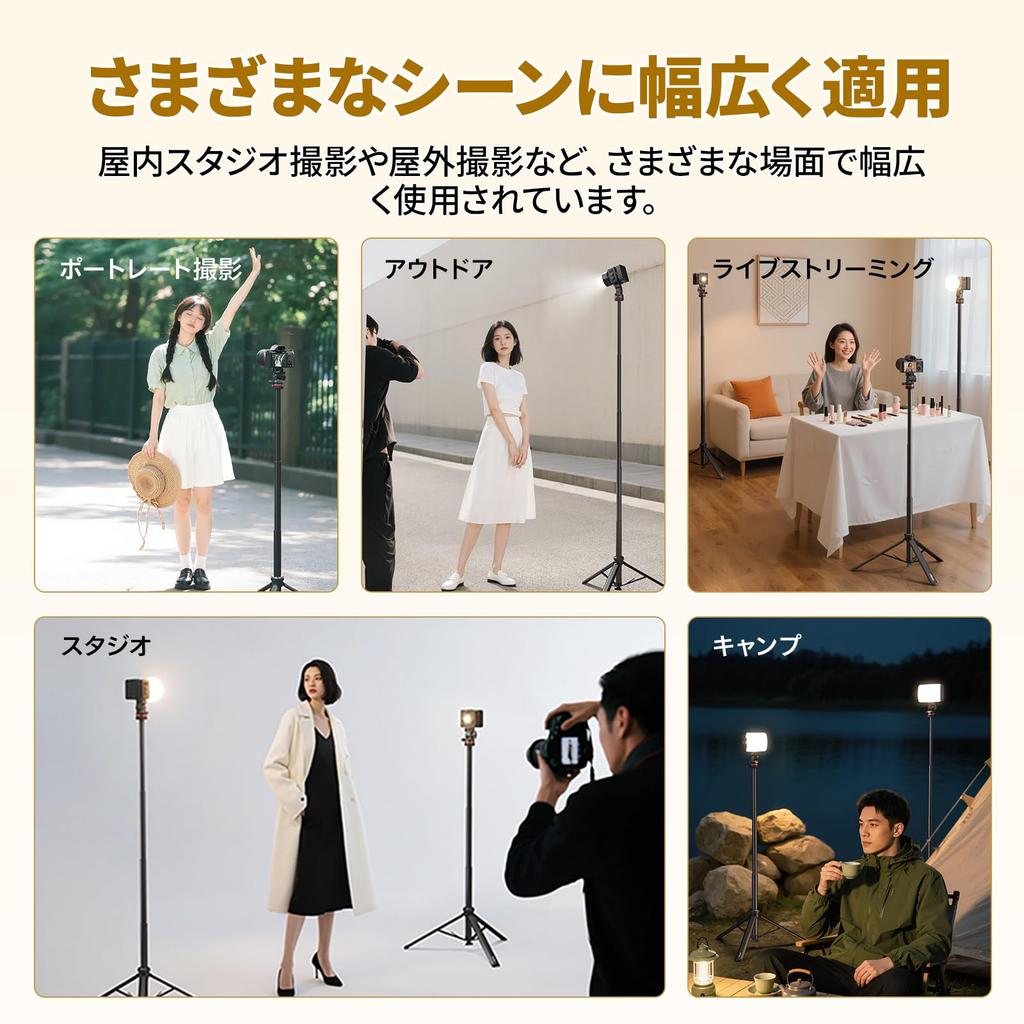 Ulanzi Light Stand for Ball 5kg Load Aluminum ABS Easy To Storage Bag Compatible with Strobe Ring Video COB and Compatible with and Action Cameras