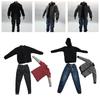1/6 Scale Male Figure Doll Clothes Jacket and Pants Handmade Miniature Clothing Costume for 12 inch Doll Model Figures Body Accs