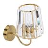 Crystal Lampshade Wall Sconce Aluminum Alloy Elegant Wall Lamp For Bedside Bedroom Hallway Entrance