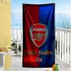Arsenal F.c. Personalized Name Beach Towel Soft Durable Quick-Dry