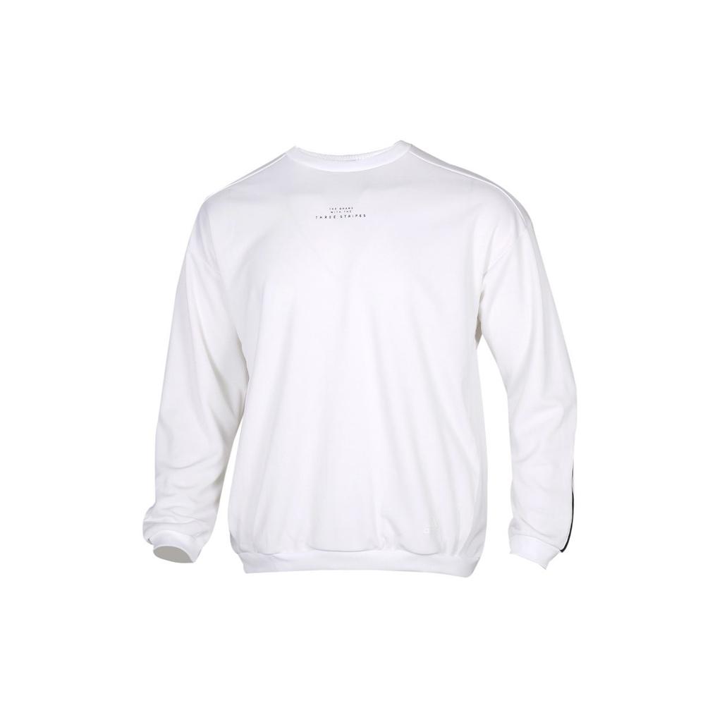 adidas Sweatshirts Men's White Crew Neck Moderate Regular FM5320