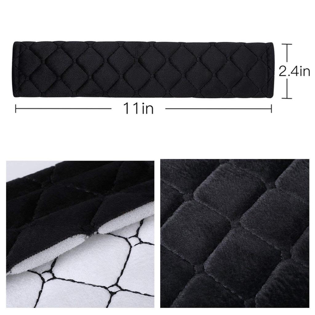 2Pcs/set Car Seats Belt Shoulder Pad Covers Soft Velvet Car Shoulder Car Truck SUV Backpack Straps Vehicle Soft Plush Auto Seat Belt