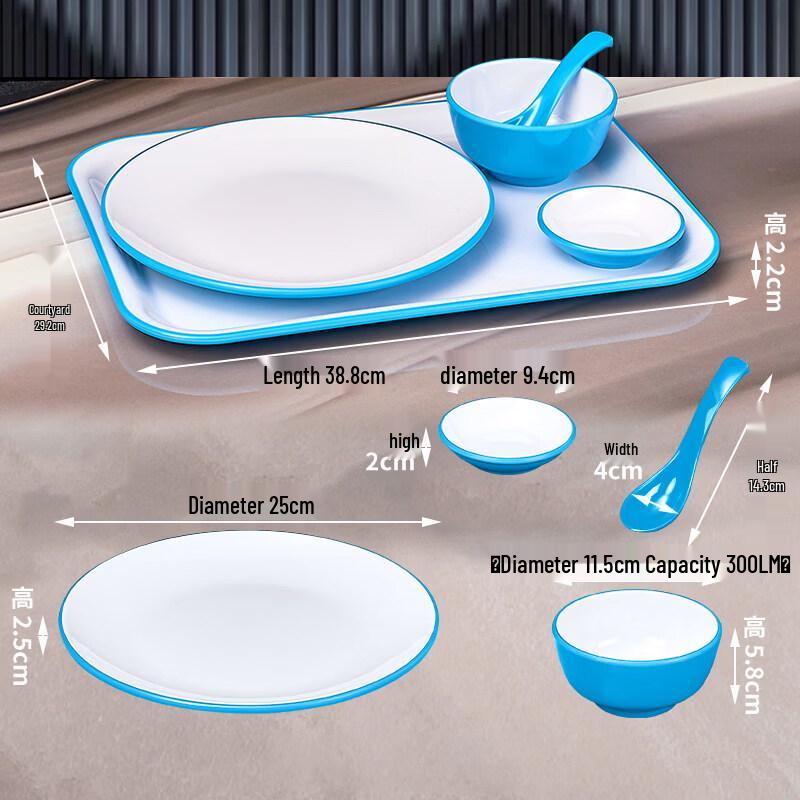 

Commercial Melamine 4-Piece Tableware Set