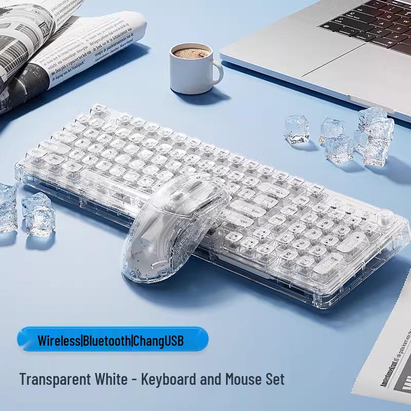 Dreamer Z99 Crystal Wireless Bluetooth Keyboard & Mouse Set