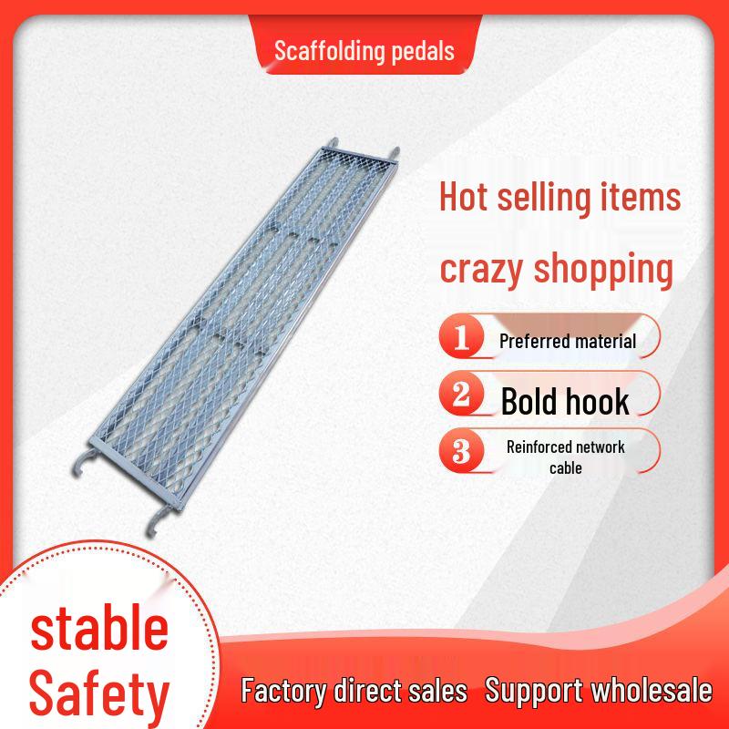 Mobile Scaffolding Galvanized Perforated Footboard with Hooks and Mesh Panel