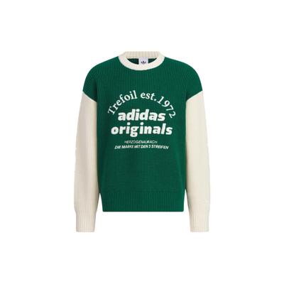 Originals Classic Sports Sweater (Gender Neutral) Asia Sizing 'Collegiate Green White' Men's IW6288