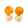 Metal Ball Splice Dangle Earrings Oversize Geometric Earrings Splice Earrings Daily Outfit Match