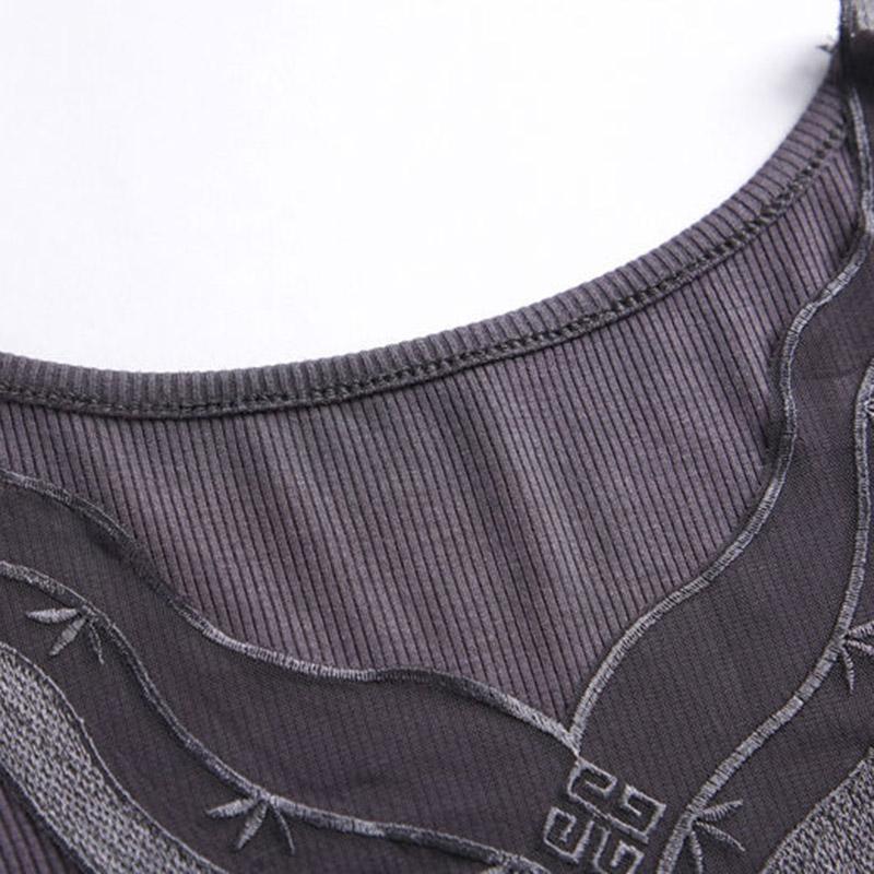 Tops for Women Pullover Long Sleeve V-neck  Autumn Winter Warm Slim Thickened Lace Top