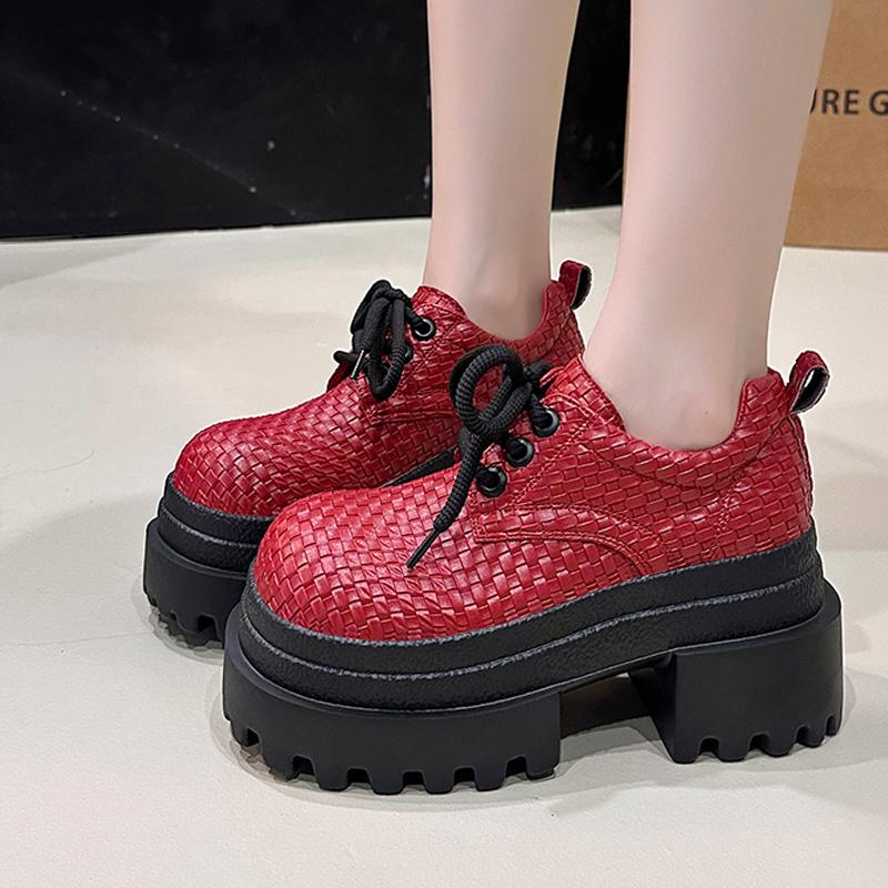 Fashion Flats Platform Women Sport Shoes Fashion Dress Loafers Shoes Casual Lace Up Sneakers 2025 Autumn Walking New Zapatillas De Mujer