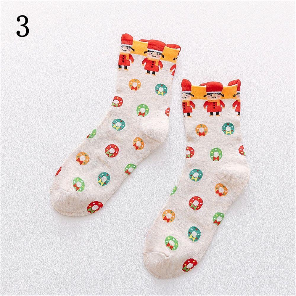 

Creative Soft Xmas Gifts Winter Warm Christmas Socks Stereoscopic Cotton 3