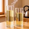 Double-Layer High Borosilicate Glass Tea Cup - Heat-Resistant, Wide Mouth, Straight Tube Design