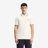 Fred Perry [M3600] Twin Tip Fred Perry Shirt - Ecru/Tennis Ball Yellow/Anchor Grey Afpm2533600-46A