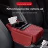 Pad de Depozitare pentru Cotieră RoboCar: Pernă integrată pentru cotieră auto cu suport pentru șervețele, suport de pahar și geantă de depozitare.