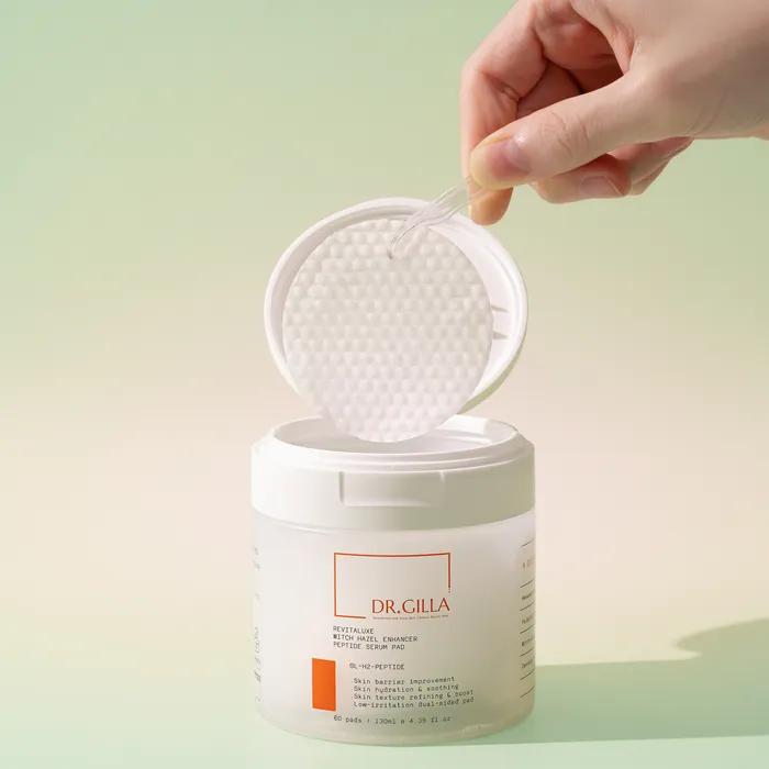 Dr. Gila Revitaluxe Witch Hazel Unenhancer Peptide Serum Pads