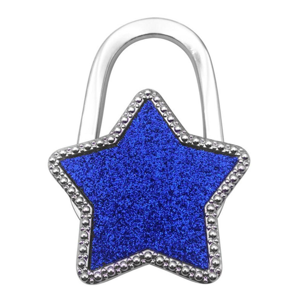 

Star Hanging Hooks Folding Handbag Hook Purse Hanger Briefcase Holder Organizer синій