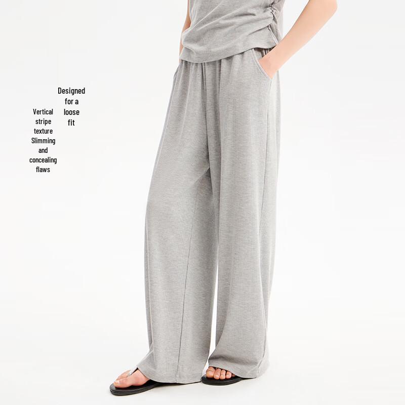 KIYA Girls  Straight Wide-Leg Casual Pants 140
