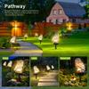 Pack of 2, solar owl resin lawn light, parrot resin light, garden fun decoration light, suitable for garden, flower bed, courtyard, lawn