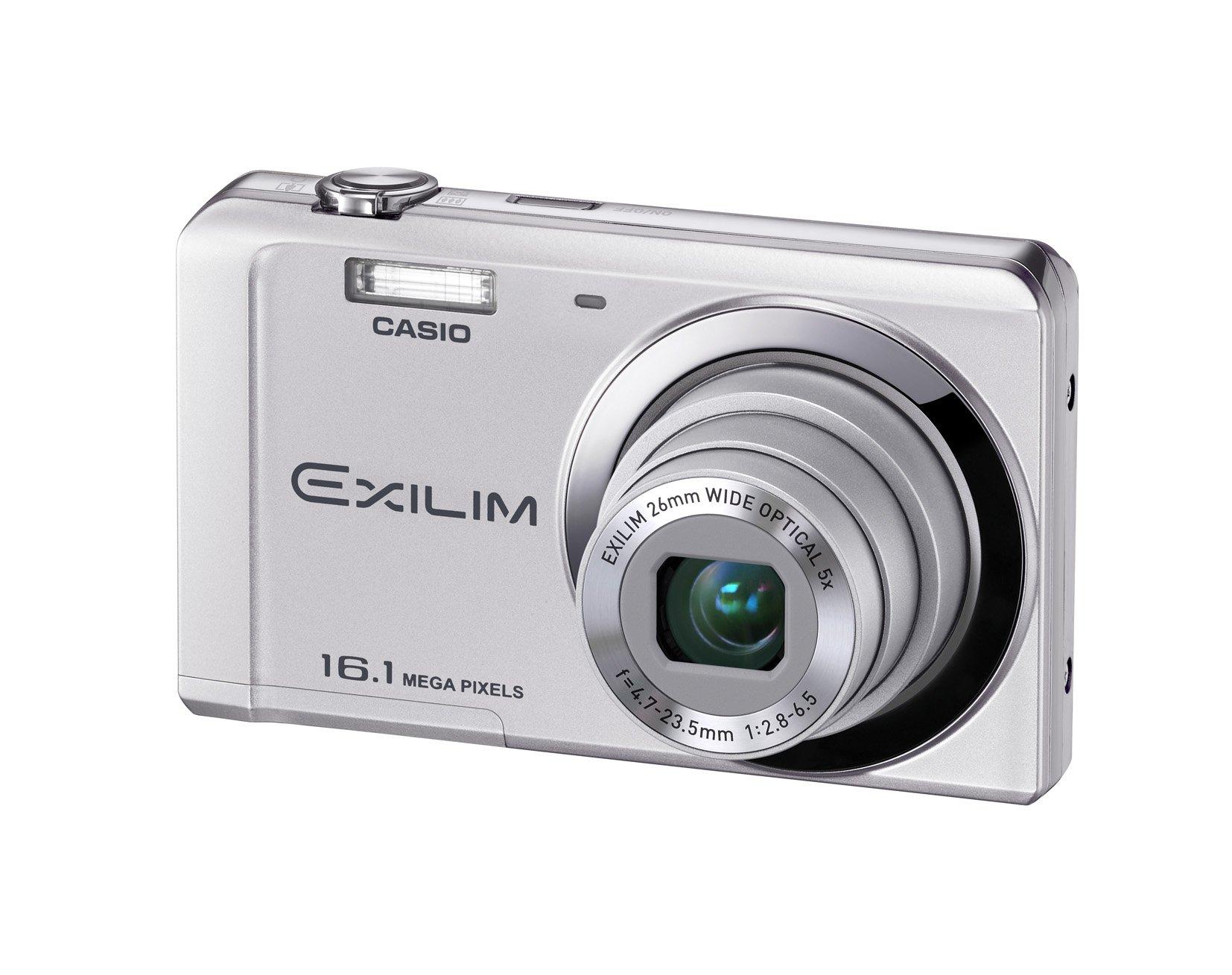 

Цифрова камера CASIO EXILIM мільйон пікселів 5x Silver 16.1 EX-ZS6SR срібний