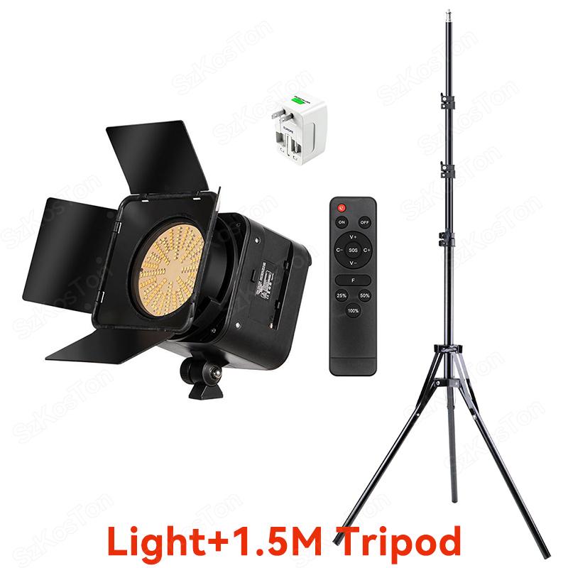 50W LED Video Light Photo Studio Kits Photography Fill Light 3200K-5600K Dimmable Bowens Mount for Product Portrait Streaming