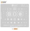 Amaoe MI:10/2/3/17/8/9/11/12/13/14/15/16 BGA Reballing Stencil for SM7150 RAM SM8150 CPU XIAOMI 9 K20 Series Phone Repair Tools