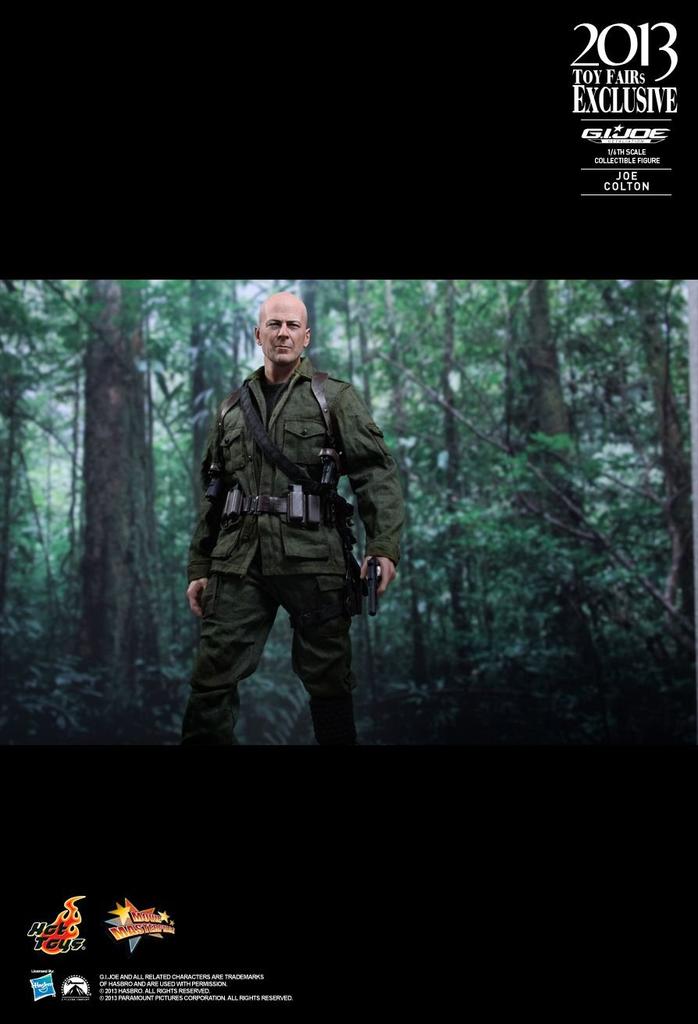 Limited to 1000 units for domestic Movie Masterpiece scale figure of Joe Colton from distribution 1/6 G.I. Joe Retaliation.