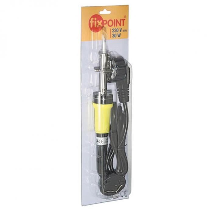 Fer À Souder - FIXPOINT - 30 Watt - Câble 1,3 M - Support Inclus - Filaire