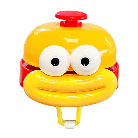 Cartoon Sausage Lip Bicycle Bell Crisp Loud Sound Lightweight Universal Children Bicycle Scooter Handlebar Alarm Bell Bike Accessories