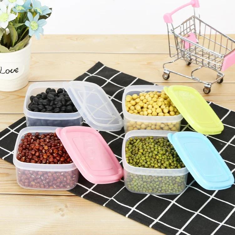 1 Pz 250ML Plastica Contenitore per Alimenti Fresco Organizzatore Scatola Colore Casuale