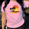 Women's Personalized Printed Casual Short-Sleeve T-Shirt