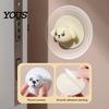 Noise Reduction Door Pad Cartoon Dog Handle Stopper, Self-Adhesive Knob Stop Wall Protector Protector, Quiet Shock Absorbent Bumper