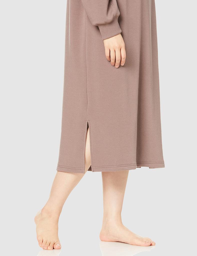 Gelato Pique Logo Sweat Dress Size F Women's PWCO214280, Brown,