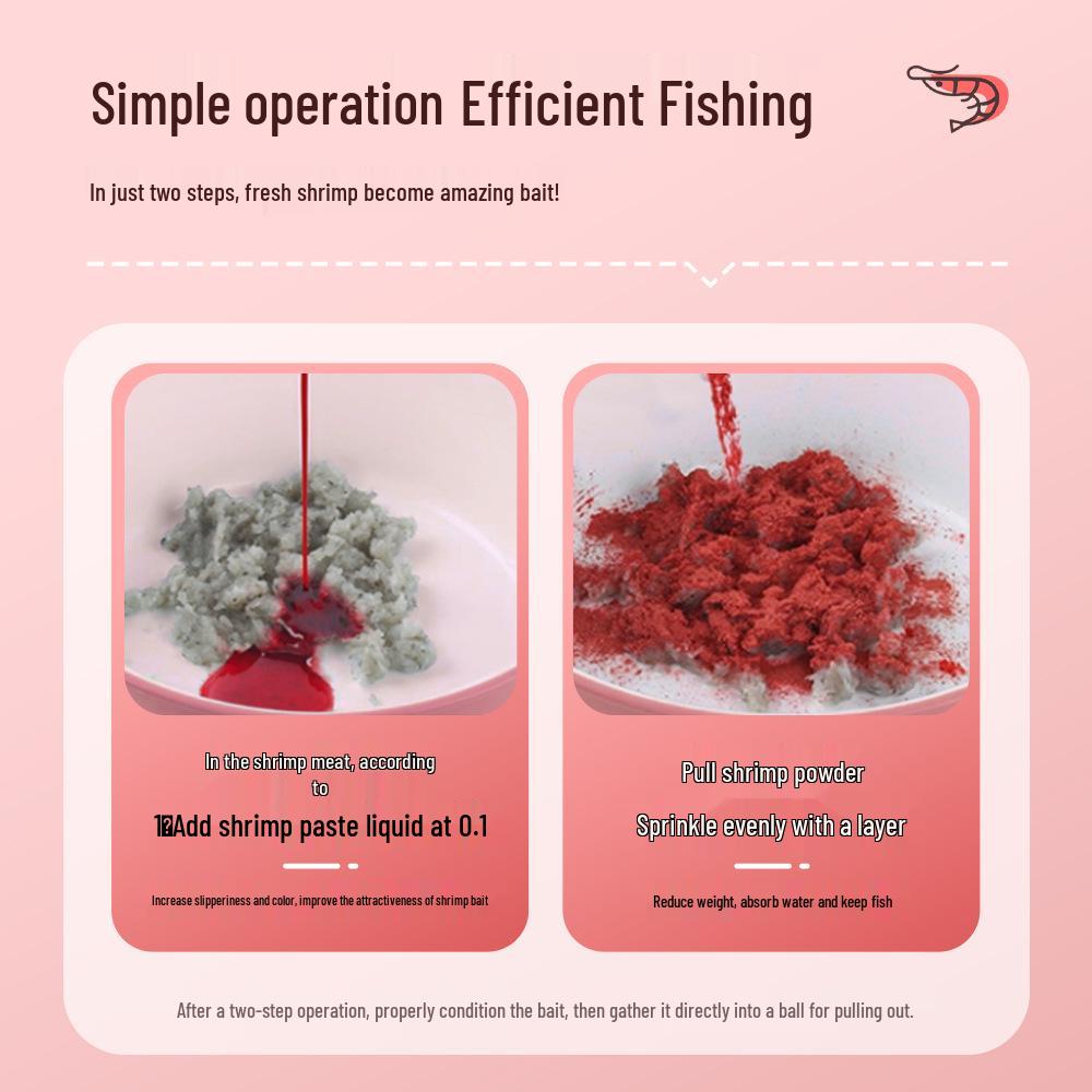 Shrimp Lure Powder: Black Pit Wild Fishing Pumpkin Crisp Rice Paste