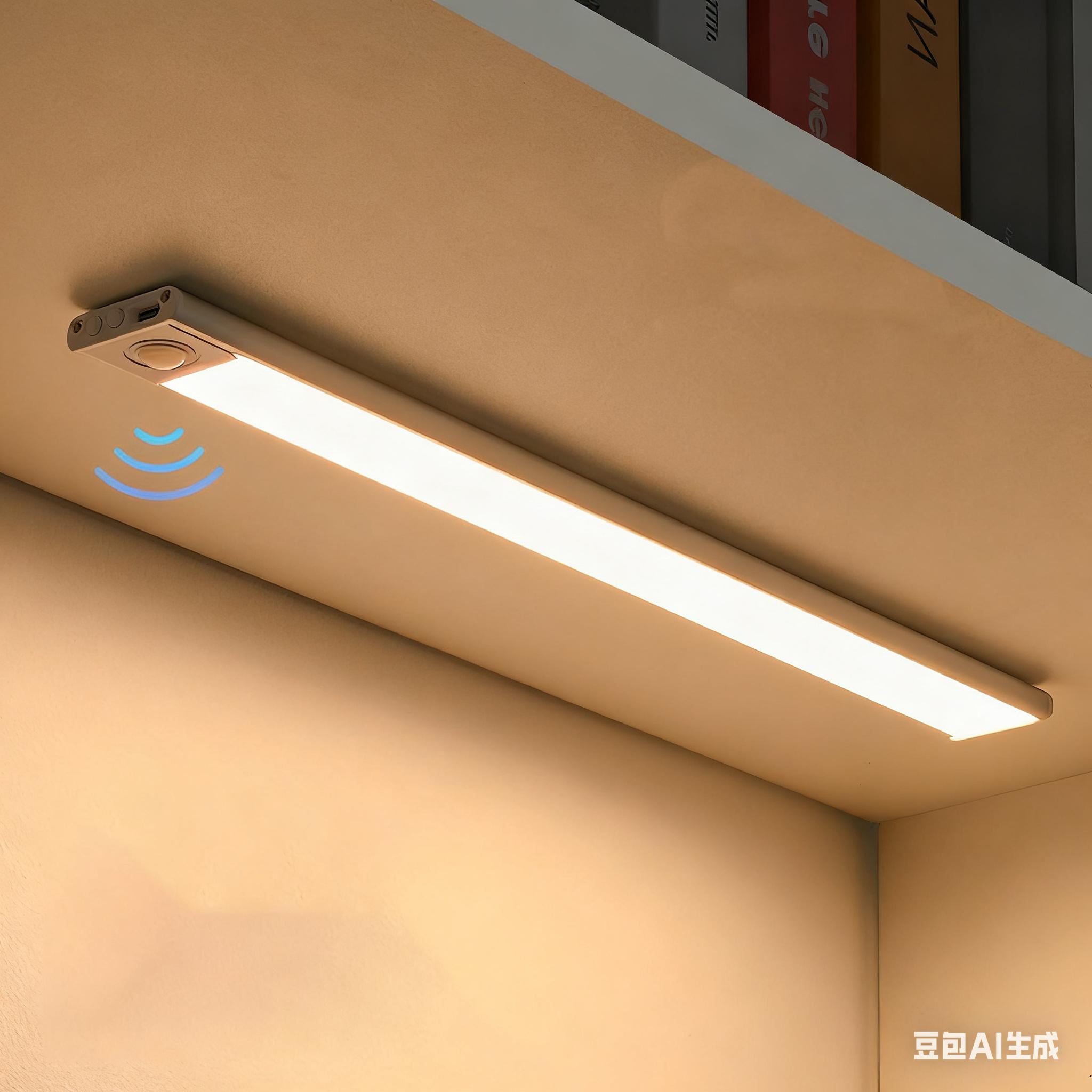 

Индукционная светодиодная лента для тела человека Современный простой магнитный светодиодный индукционный светильник Перезаряжаемый ночник для платяного шкафа