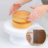 2 STÜCKE Runde Kante Kuchenscheibe Kreis Acryl Backblech Ständer DIY Wiederverwendbarer Kuchenaufsatz Antihaftbeschichtete Acryl Kuchenbasisplatte Backwerkzeug