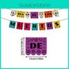 De Día Muertos Skull Themed Party Banner For Festive Scene Celebration Setting