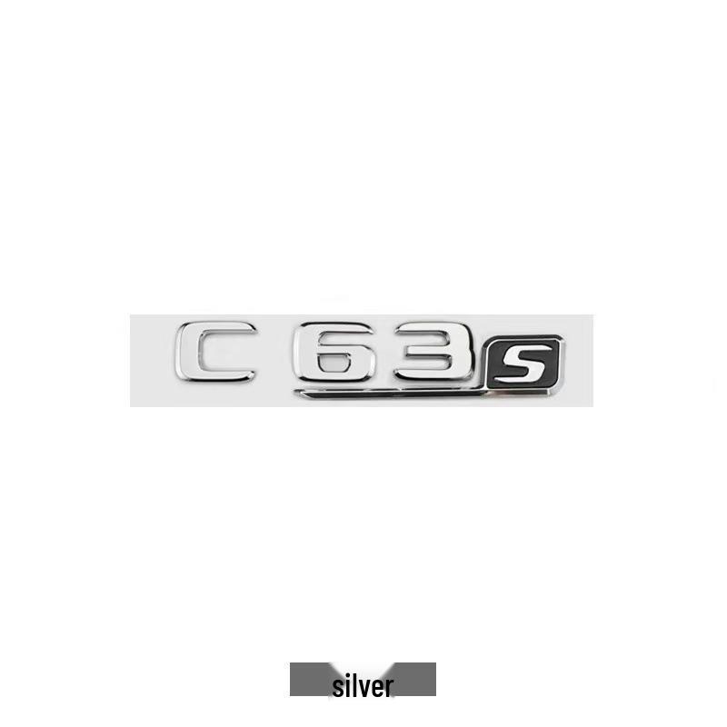 Black AMG Letter Badges for Mercedes C-Class, E-Class, GLS63s, E63s, C63s - Rear Tail Modified Car Stickers