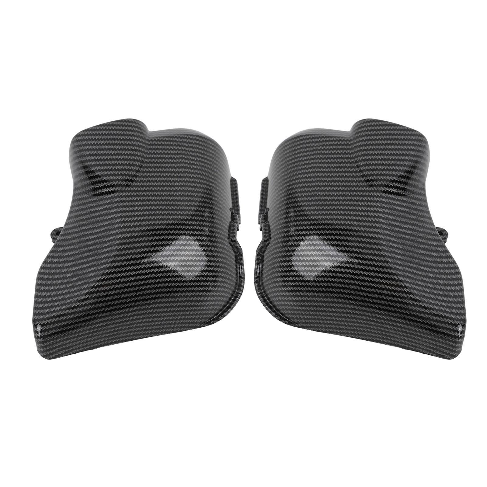 

1 пара боковых крышек карбюратора из углеродного волокна, защитная крышка воздушного фильтра карбюратора для CB