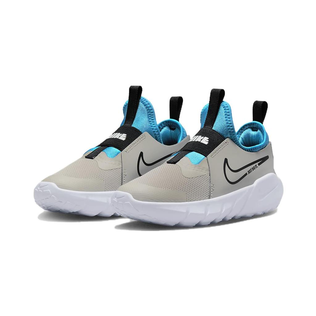 New Nike Flex Runner 2 PS 'Light Iron Ore Blue Lightning' DJ6040-008