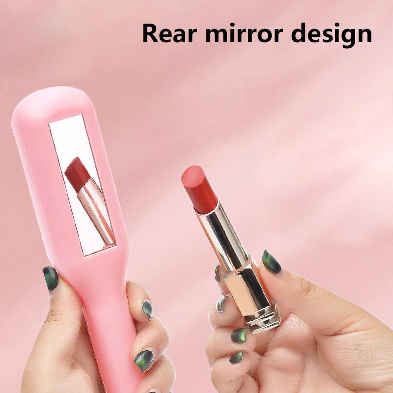 Přenosný teleskopický hřeben se zrcadlem, samočisticí kartáč na vlasy, masážní antistatický hřeben na vyhlazování vlasů, kadeřnické nástroje