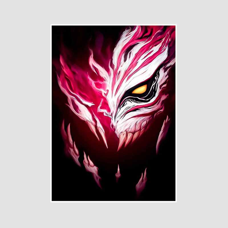 Japanese Anime Bleach Poster Decor Retro White Paper Posters and Prints Wall Art Painting Bedroom Bar Cafe Decoration Mural Fans Collection Gifts