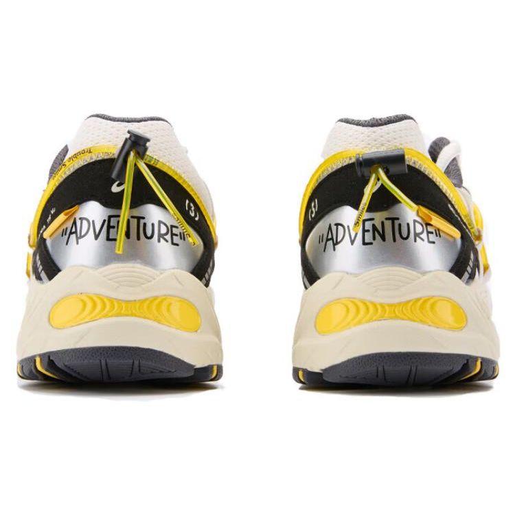Asics Trouble Smile X  Gel-Kahana TR V2 Low Top Lifestyle Sneakers Unisex Sneakers White Black Yellow 1203A355-100