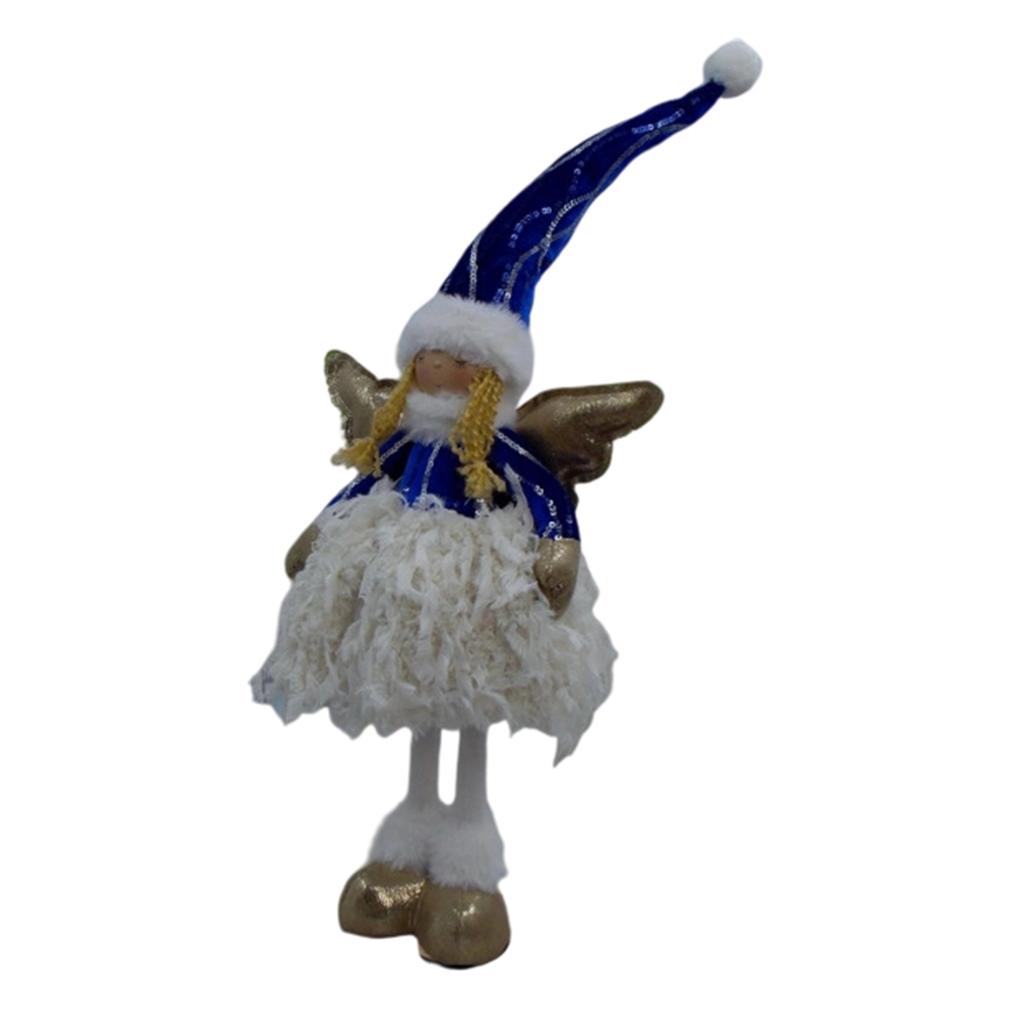 Christmas Little Angel Girl Doll Cartoon Princess High Hat Doll Window Display Long Leg Christmas Doll