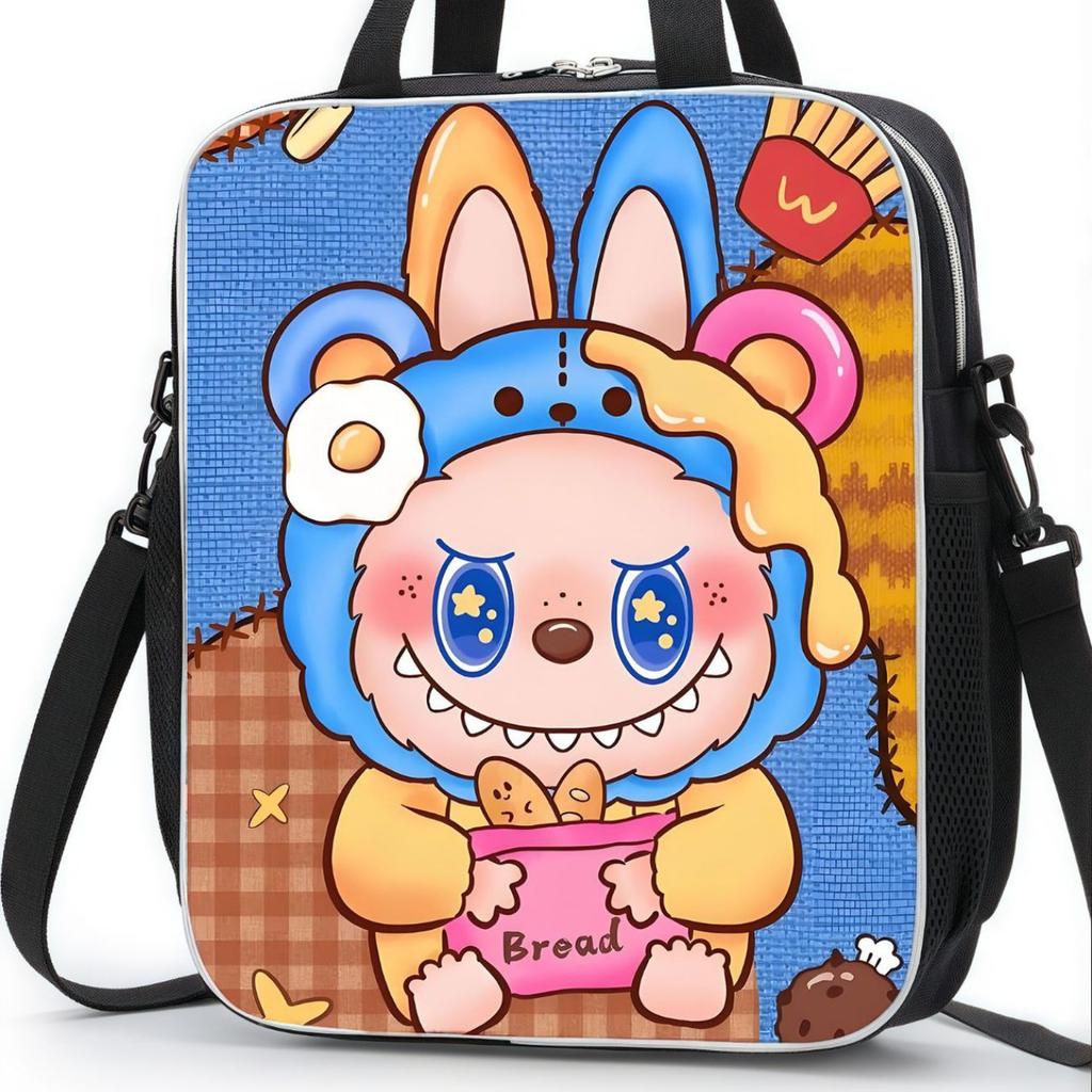 Torba tote z gruzu kreskówka uroczy dodatek duża pojemność torba dla ucznia na korepetycje plecak do szkoły podstawowej