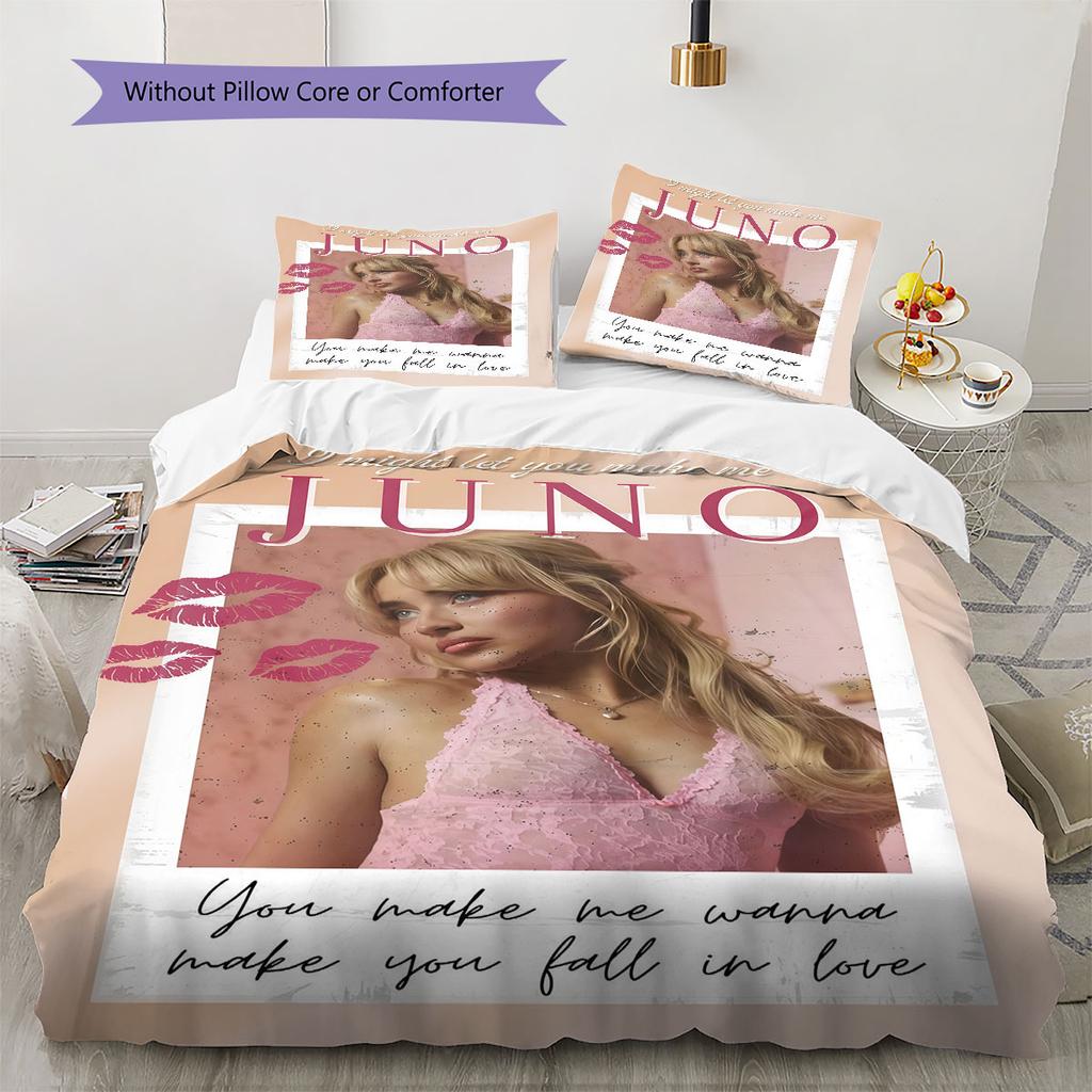 Sabrina Bliss Bedding Quilt Set Quilt Cover Pillowcase Home Decoration Birthday Gift (1 * Duvet Cover + 2 * Pillowcase, Without Core)