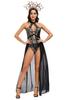 Medusa Costume - Snake-Haired Gorgon Role-Play Outfit for Halloween and Stage Performance.
