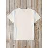 European Size Short Sleeve Letter Print Round Neck Oversized T-Shirt